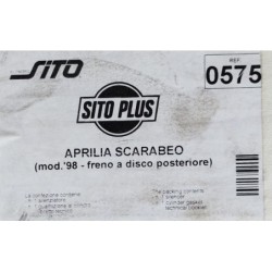Leo Vince 0575 marmitta aprilia scarabeo mod 98 freno disco post carter saten