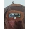 Made In Italy ren01 giubotto jacket renna vera pelle genuine leath brown marr 50