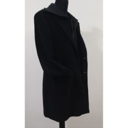 Made In Italy cap 01 cappotto giacca lunga overcoat nero black 52