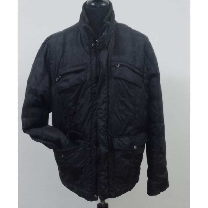new york team bom 01 giacca jacket manica lunga bomber nero black XXL